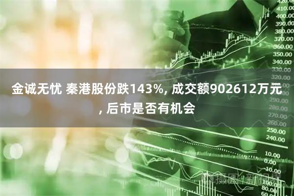 金诚无忧 秦港股份跌143%, 成交额902612万元, 后市是否有机会