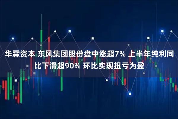 华霖资本 东风集团股份盘中涨超7% 上半年纯利同比下滑超90% 环比实现扭亏为盈